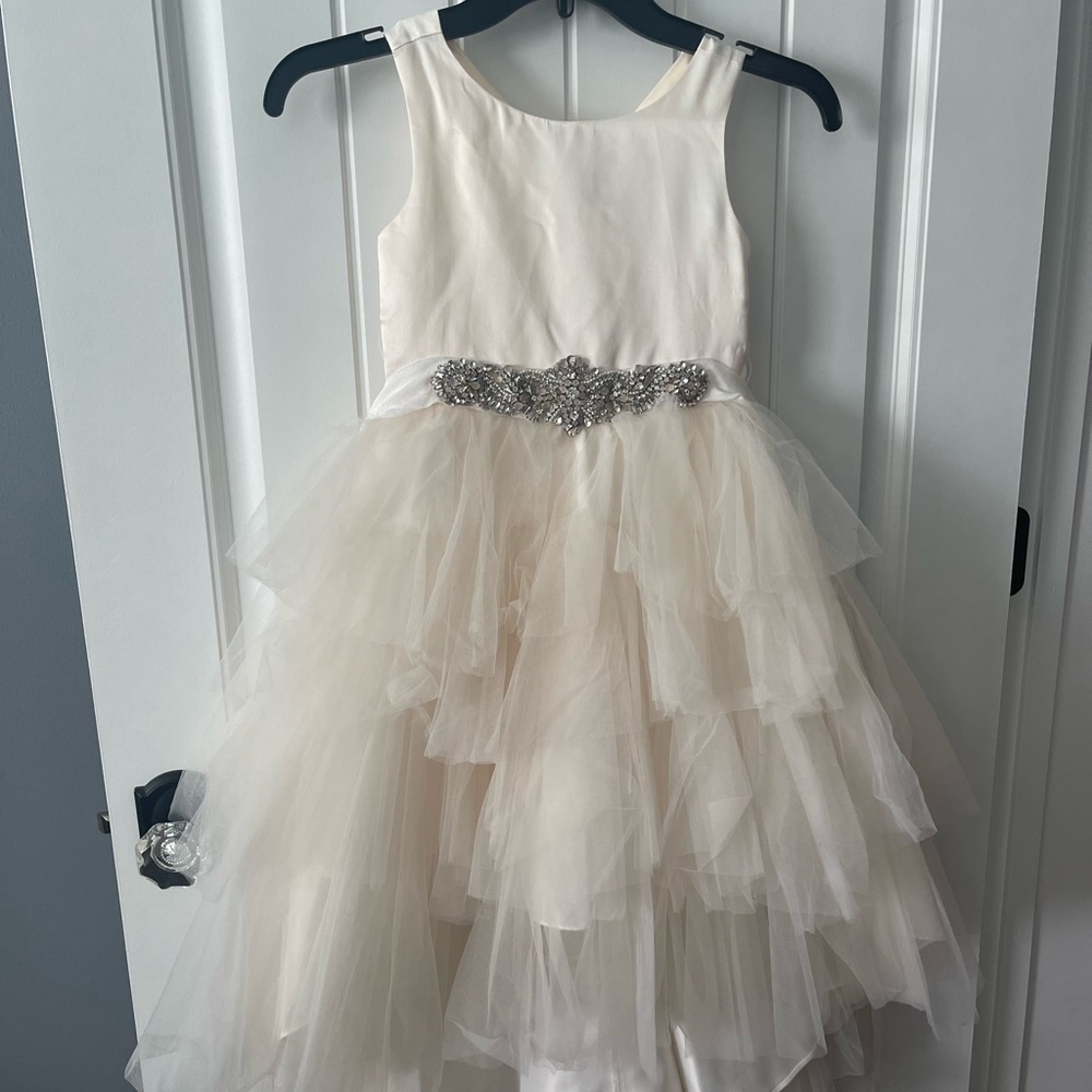 Flower girl dress high low style